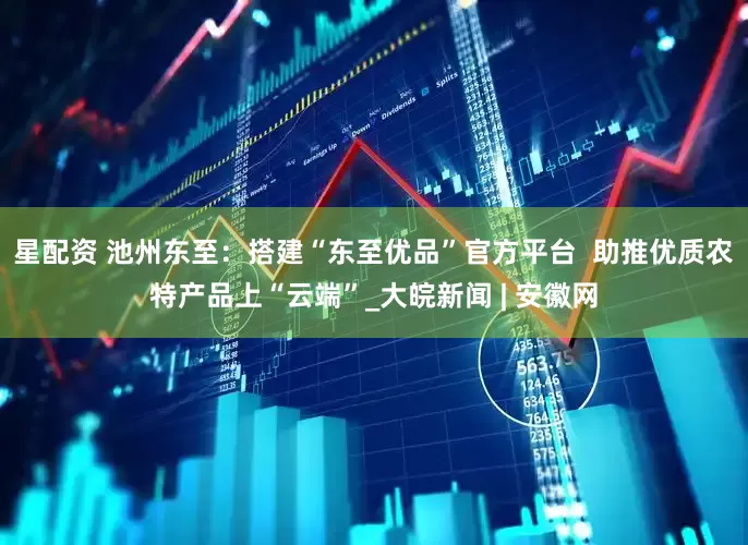 星配资 池州东至：搭建“东至优品”官方平台  助推优质农特产品上“云端”_大皖新闻 | 安徽网