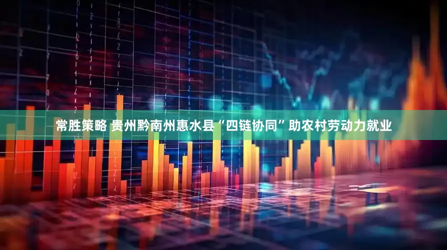 常胜策略 贵州黔南州惠水县“四链协同”助农村劳动力就业