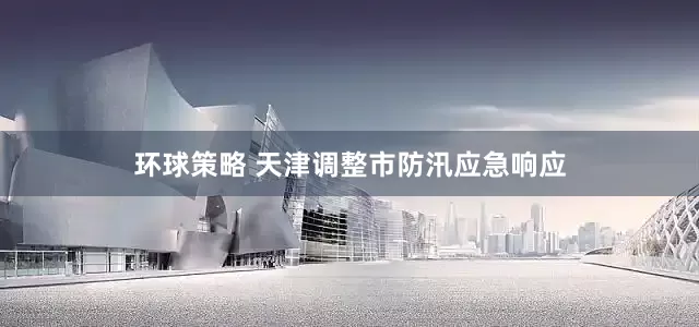 环球策略 天津调整市防汛应急响应