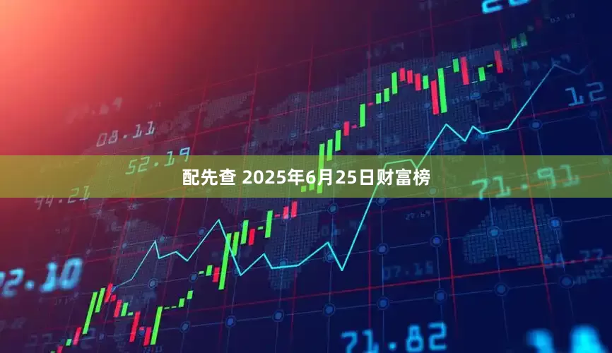 配先查 2025年6月25日财富榜