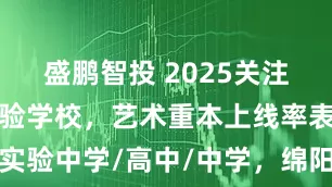 盛鹏智投 2025关注绵阳中学实验学校，艺术重本上线率表现突出，实验中学/高中/中学，绵阳中学实验学校品牌教育水平好不好